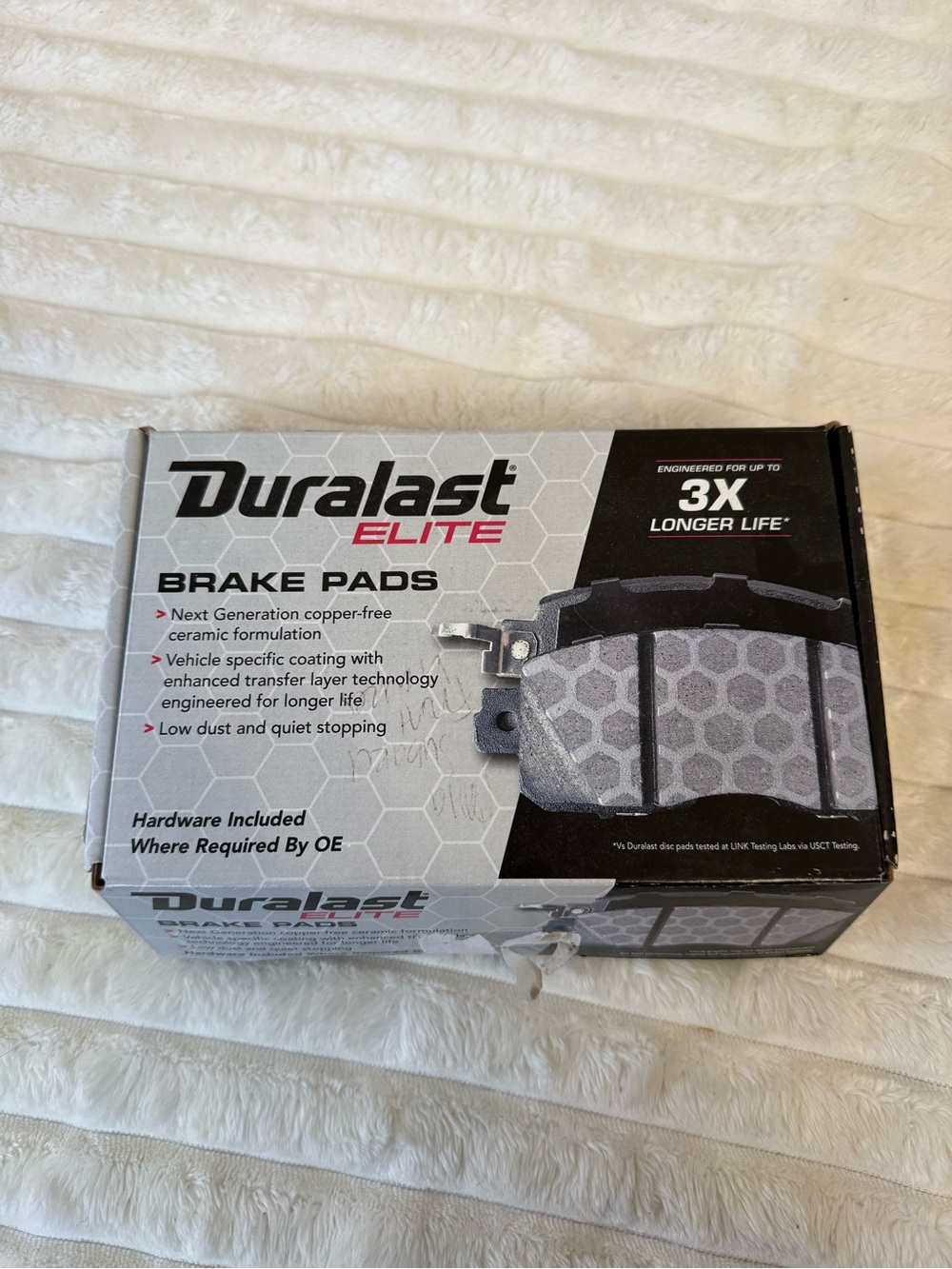 Duralast Elite Ceramic Premium Front Brake Pads DE929